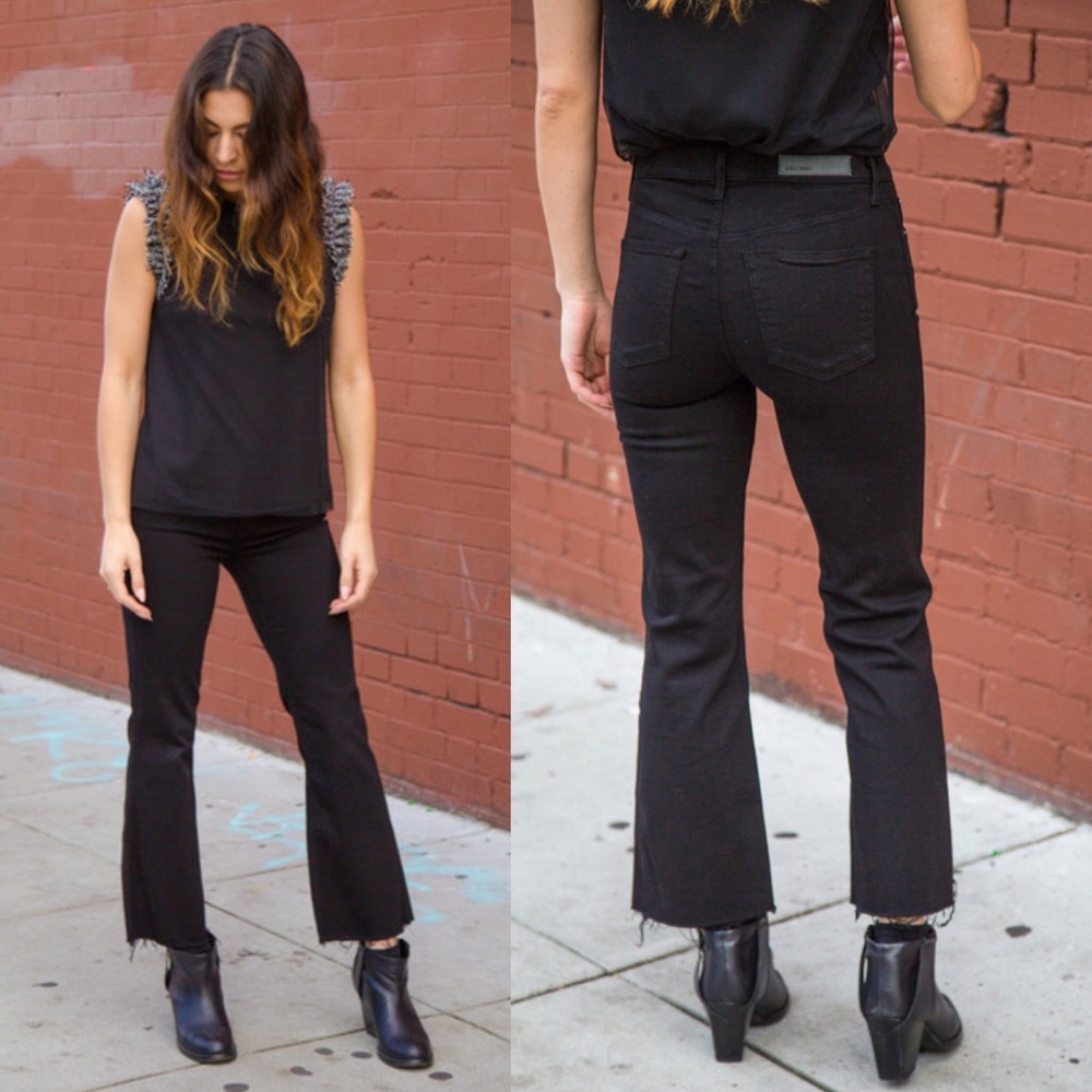 GLFRND Joan Cropped Flare Jeans PETITE